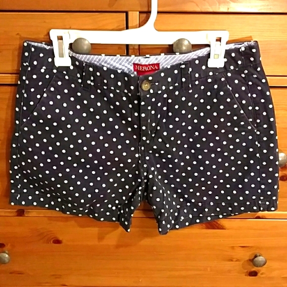 Merona Pants - Merona 100% cotton polka dot shorts